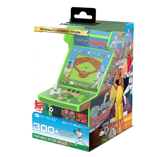 My Arcade herní konzole Micro 6,75" All-Star Stadium (307 v 1) My Arcade herní konzole Micro 6,75" All-Star Stadium (307 v 1)