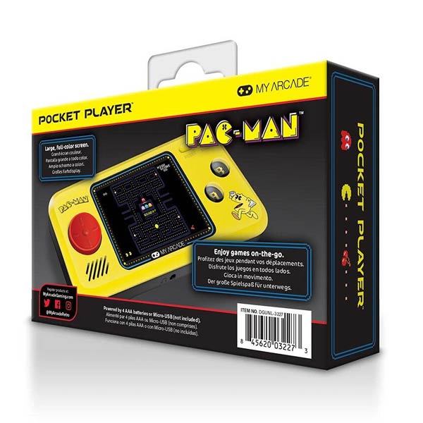 My Arcade kapesní konzole Pac-Man (3 v 1)