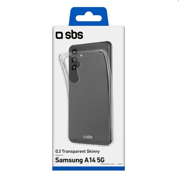 SBS pouzdro Skinny pro Samsung Galaxy A14 5G, transparent SBS pouzdro Skinny pro Samsung Galaxy A14 5G, transparent