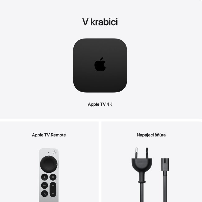 Apple TV 4K Wi-Fi + Ethernet s 128GB úložištěm (2022)