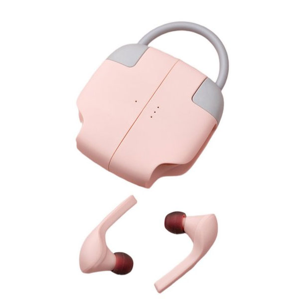 Carneo bezdrátová sluchátka Becool světle růžové