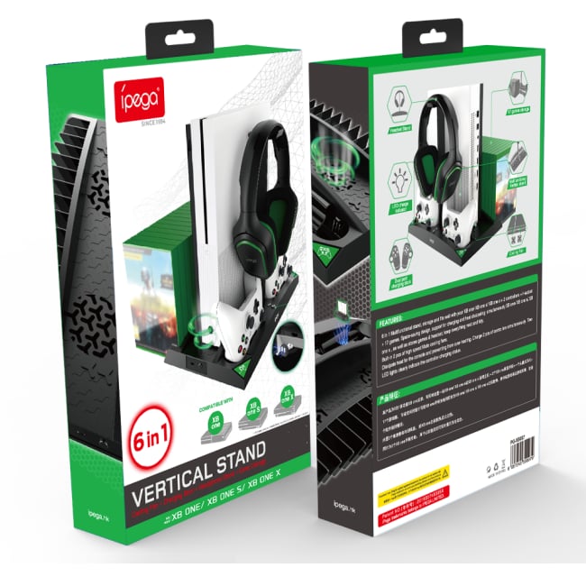 Dokovací stanice iPega XB007 pro Xbox One, One S a One X, Wireless controller a headset Dokovací stanice iPega XB007 pro Xbox One, One S a One X, Wireless controller a headset