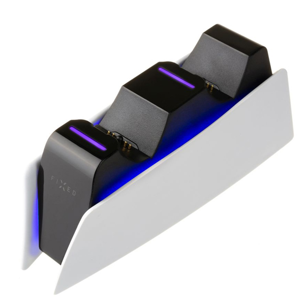Fixed duální nabíjecí stanice pro dva ovladače PS5 DualSense Fixed duální nabíjecí stanice pro dva ovladače PS5 DualSense