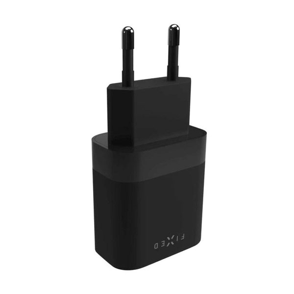 FIXED Síťová nabíječka s USB-C, PD, 20W, černá FIXED Síťová nabíječka s USB-C, PD, 20W, černá