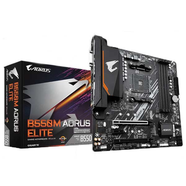 Gigabyte B550M AORUS ELITE , AMD B550, AM4, 4xDDR4, mATX Gigabyte B550M AORUS ELITE , AMD B550, AM4, 4xDDR4, mATX
