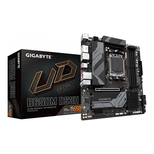 Gigabyte B650M DS3H , AMD B650, AM5, 4xDDR5, mATX