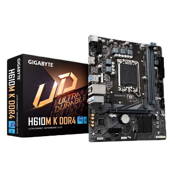 Gigabyte H610M K DDR4 , Intel H610, Socket1700, 2xDDR4, mATX Gigabyte H610M K DDR4 , Intel H610, Socket1700, 2xDDR4, mATX