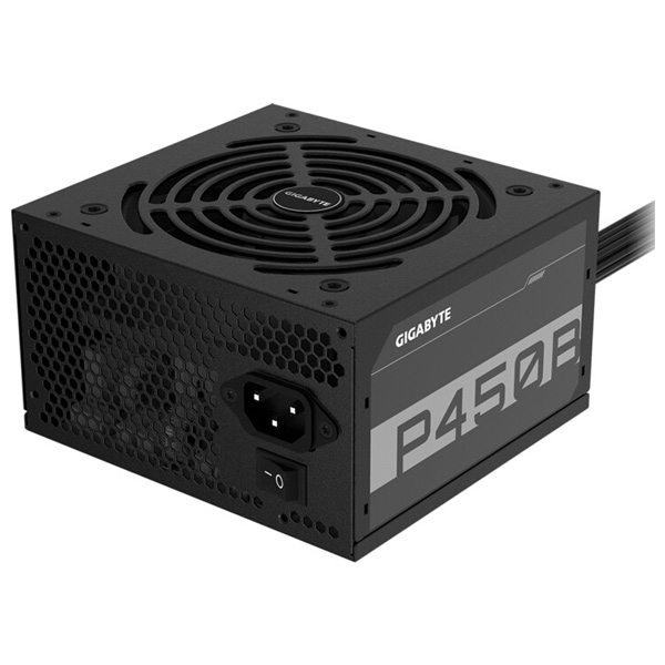 Gigabyte zdroj P450B, 450 W 80+ Bronze OVP/OPP/SCP/UVP/OCP/OTP ochrana, černý