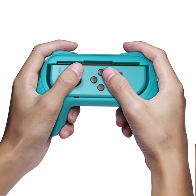 iPega gamepad Grip pro Nintendo Joy-Con ovladače, blue/red (2ks)
