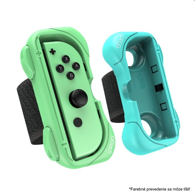 iPega Grip s popruhem pro Nintendo Joy-Con ovladače, blue/red (2ks)