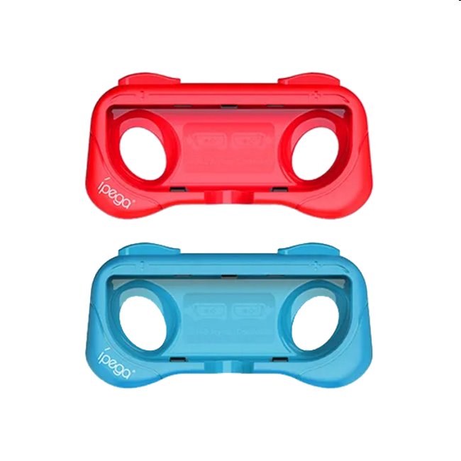 iPega Grip s popruhem pro Nintendo Joy-Con ovladače, blue/red (2ks)