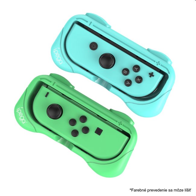 iPega Grip s popruhem pro Nintendo Joy-Con ovladače, blue/red (2ks)