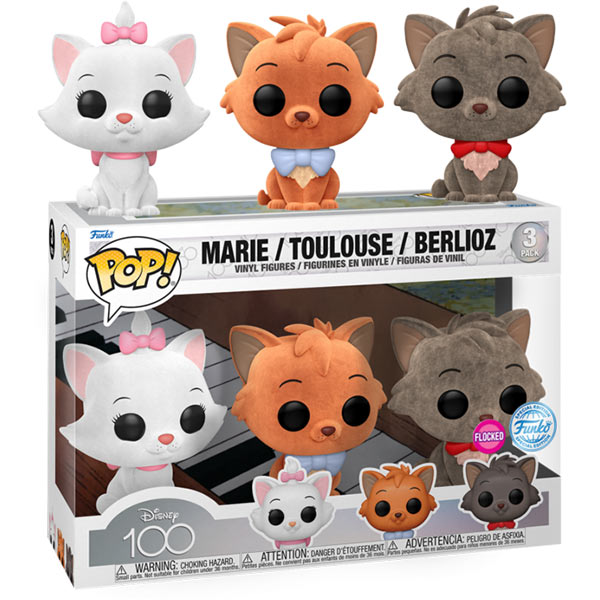 POP! Disney's 100Th: Aristocats 3 balenie (Aristocats) Flocked POP! Disney's 100Th: Aristocats 3 balenie (Aristocats) Flocked