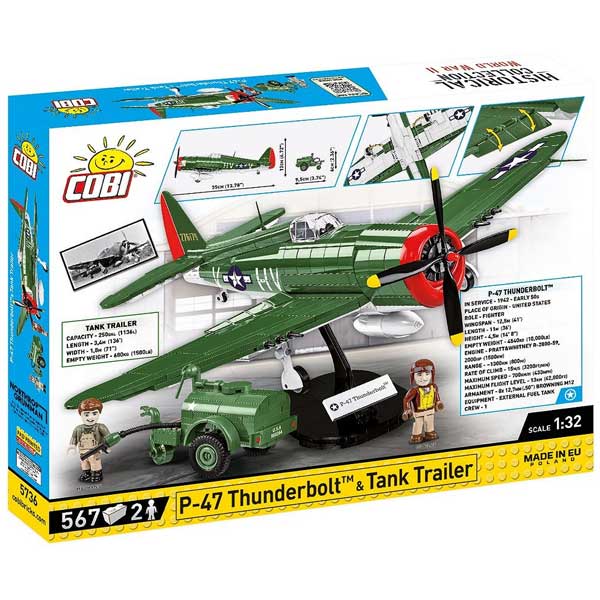 Cobi World War II P 47 Thunderbolt (Executive Edition)