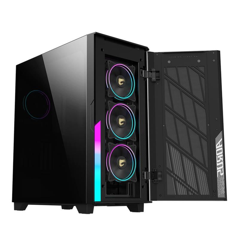 Gigabyte AORUS case C500 GLASS, E-ATX, Mid Tower Gigabyte AORUS case C500 GLASS, E-ATX, Mid Tower