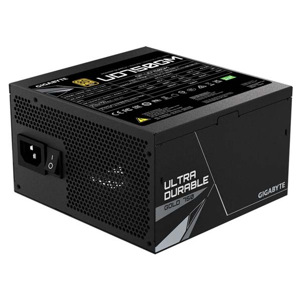 Gigabyte zdroj UD750GM, 750W, ATX, 80PLUS Gold, Modular