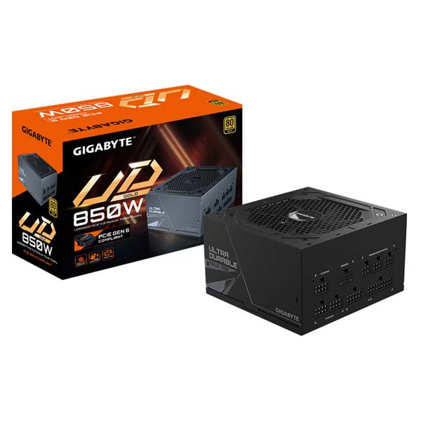 Gigabyte zdroj UD850GM PG5, 850W, ATX, 80PLUS Gold, Modular