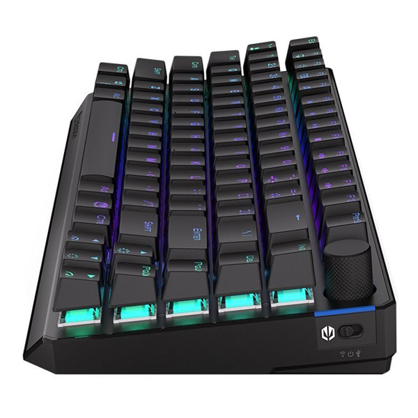 ENDORFY herná klávesnica Thock 75% Wireless / red sw. / bezdrôtová / mechanická / US layout / čierna RGB ENDORFY herná klávesnica Thock 75% Wireless / red sw. / bezdrôtová / mechanická / US layout / čierna RGB
