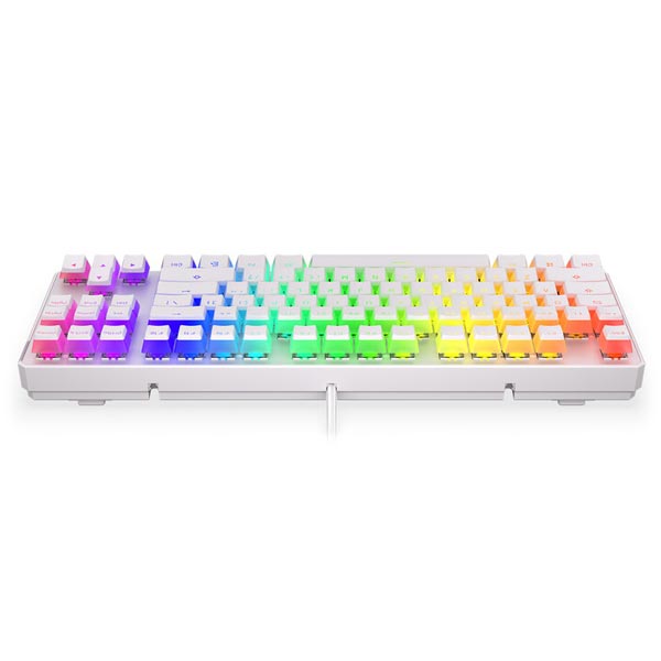 ENDORFY herná klávesnica Thock TKL OWH Pudd.Kailh BL RGB /USB/ blue sw. / drôtová / mechanická / US layout / biela RGB