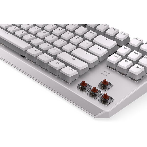 Herní klávesnice Endorfy Thock TKL Pudding Onyx White Brown, US Herní klávesnice Endorfy Thock TKL Pudding Onyx White Brown, US