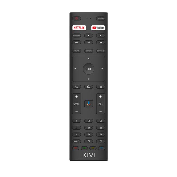 Kivi TV 43U740NB, 43" (109 cm),UHD, Google Android TV, čerrný