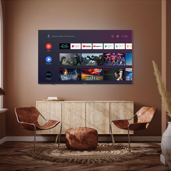 Kivi TV 55U740NB, 55" (140 cm), 4K UHD LED TV, černý