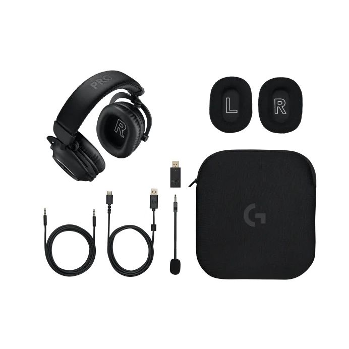 Logitech G PRO X 2 LIGHTSPEED - bezdrôtové herné slúchadlá - čierne Logitech G PRO X 2 LIGHTSPEED - bezdrôtové herné slúchadlá - čierne