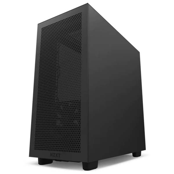 NZXT case H7 Flow edition / ATX / 2x 120 mm fan / USB-C / 2x USB / tempered glass / mesh panel / black