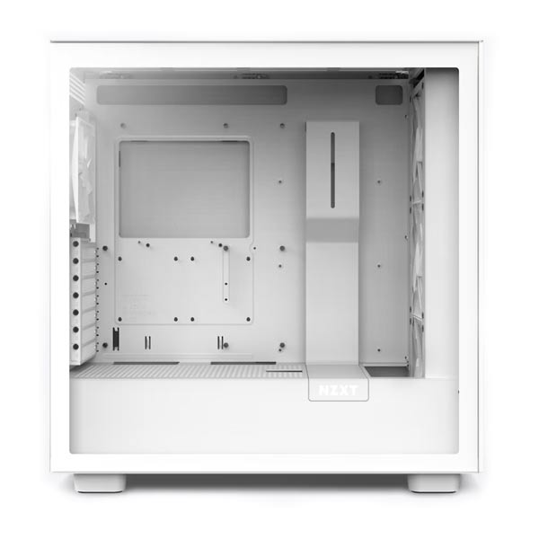 NZXT case H7 Flow RGB / 3x 140 mm fan / glass / mesh panel / white NZXT case H7 Flow RGB / 3x 140 mm fan / glass / mesh panel / white