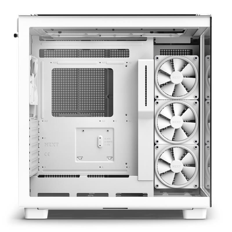 NZXT case H9 Elite / 3xRGB 120 mm / 1x 120mm fan / glass / RGB&fan controler / white NZXT case H9 Elite / 3xRGB 120 mm / 1x 120mm fan / glass / RGB&fan controler / white