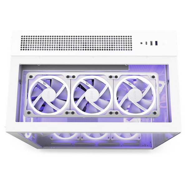NZXT case H9 Elite / 3xRGB 120 mm / 1x 120mm fan / glass / RGB&fan controler / white NZXT case H9 Elite / 3xRGB 120 mm / 1x 120mm fan / glass / RGB&fan controler / white
