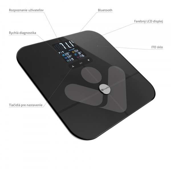 TrueLife FitScale W7 BT, černá TrueLife FitScale W7 BT, černá