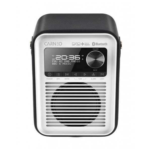 Carneo rádio D600 DAB/FM - černé/bílé