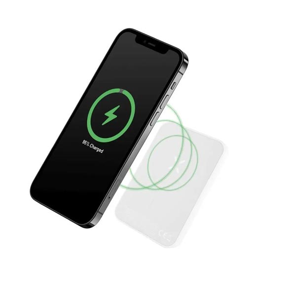 FIXED MagZen Powerbanka s bezdrátovým nabíjením a podporou Magsafe, 6 000 mAh, bílá FIXED MagZen Powerbanka s bezdrátovým nabíjením a podporou Magsafe, 6 000 mAh, bílá