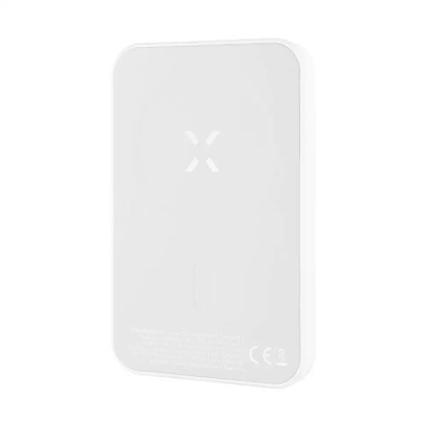 FIXED MagZen Powerbanka s bezdrátovým nabíjením a podporou Magsafe, 6 000 mAh, bílá FIXED MagZen Powerbanka s bezdrátovým nabíjením a podporou Magsafe, 6 000 mAh, bílá