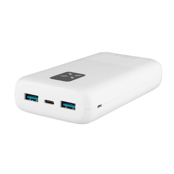 FIXED Powerbanka Zen 20 s LCD displejem a výstupem PD 20W, 20 000 mAh, bílá FIXED Powerbanka Zen 20 s LCD displejem a výstupem PD 20W, 20 000 mAh, bílá