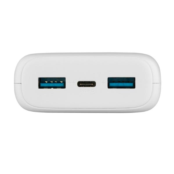 FIXED Powerbanka Zen 20 s LCD displejem a výstupem PD 20W, 20 000 mAh, bílá FIXED Powerbanka Zen 20 s LCD displejem a výstupem PD 20W, 20 000 mAh, bílá