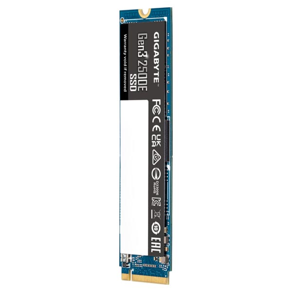 Gigabyte 2500E SSD 500GB M.2 NVMe Gen3 2300/1500 MBps Gigabyte 2500E SSD 500GB M.2 NVMe Gen3 2300/1500 MBps