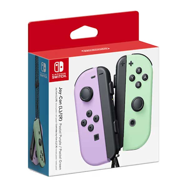 Nintendo Joy-Con Pair, pastel purple / pastel green