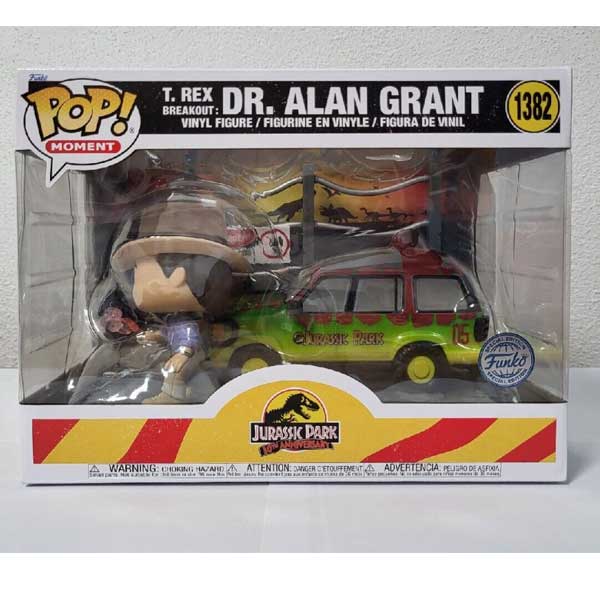 POP! Moments: T Rex Breakout: Doctor Alan Grant (Jurassic Park) Special Edition