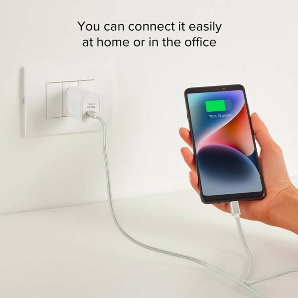 SBS Cestovní adaptér 1xUSB-C, PD 20 W, bílá SBS Cestovní adaptér 1xUSB-C, PD 20 W, bílá