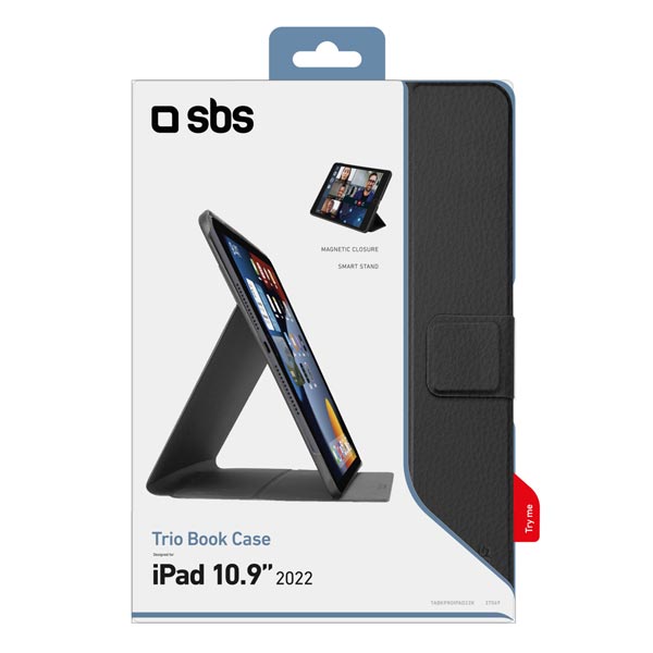 SBS Pouzdro Trio Book Pro pro iPad 10,9'' (2022), černá SBS Pouzdro Trio Book Pro pro iPad 10,9'' (2022), černá