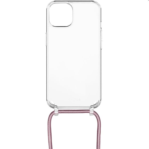 FIXED Pure Neck se šnůrkou na krk proApple iPhone 12/12 Pro, růžová FIXED Pure Neck se šnůrkou na krk proApple iPhone 12/12 Pro, růžová