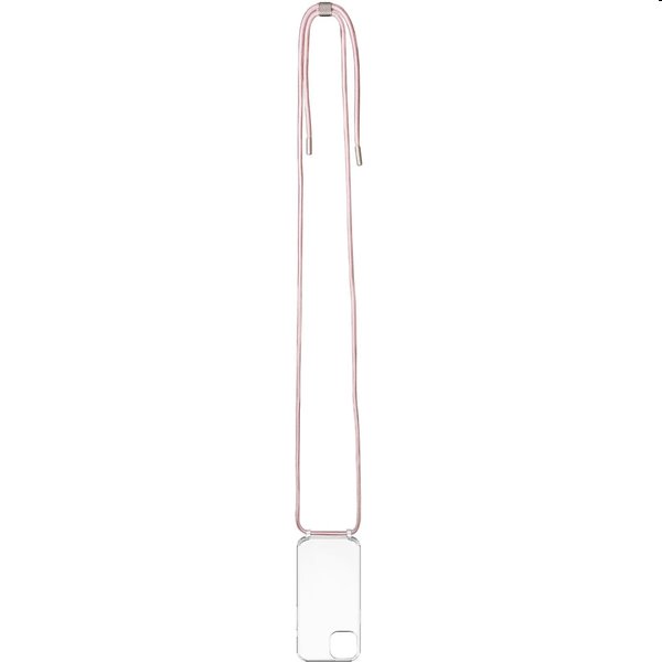 FIXED Pure Neck se šnůrkou na krk pro Apple iPhone 14, růžová