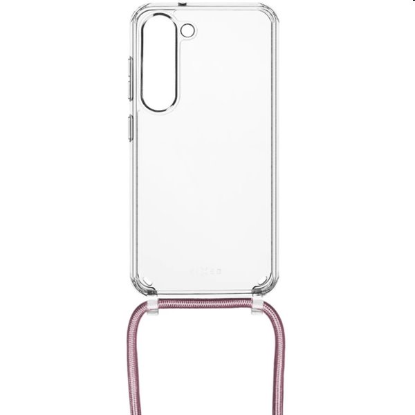 FIXED Pure Neck se šnůrkou na krk pro  Samsung Galaxy A54 5G, růžová