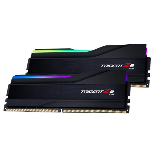 G.SKILL 32GB kit DDR5 5600 CL28 Trident Z5 RGB, černá G.SKILL 32GB kit DDR5 5600 CL28 Trident Z5 RGB, černá
