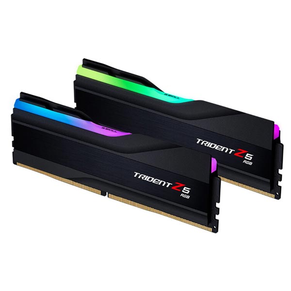 G.SKILL 32GB kit DDR5 5600 CL28 Trident Z5 RGB, černá G.SKILL 32GB kit DDR5 5600 CL28 Trident Z5 RGB, černá