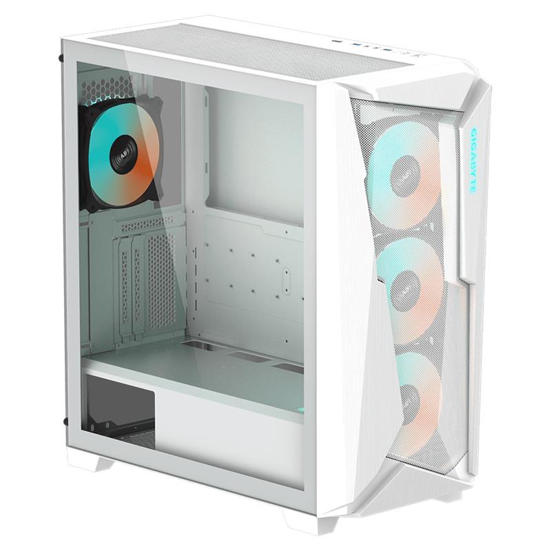 Gigabyte case C301 GLASS WHITE, ATX, Mid Tower, white Gigabyte case C301 GLASS WHITE, ATX, Mid Tower, white