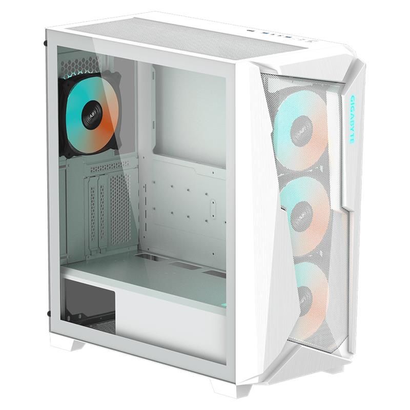 Gigabyte case C301 GLASS WHITE, ATX, Mid Tower, white