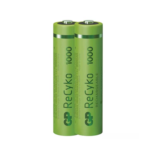 GP nabíjecí baterie ReCyko 1000 AAA (HR03), 2 kusy